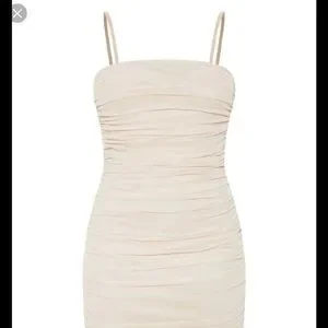 halter dress midi Beyond Yoga SoftWash Linen Halter Dress